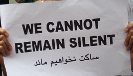We Cannot Remain Silent