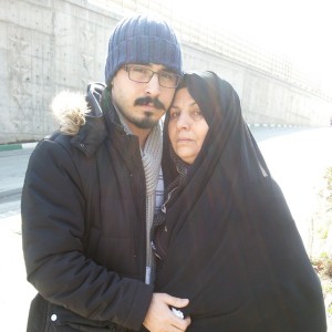 Hossein Ronaghi & mother